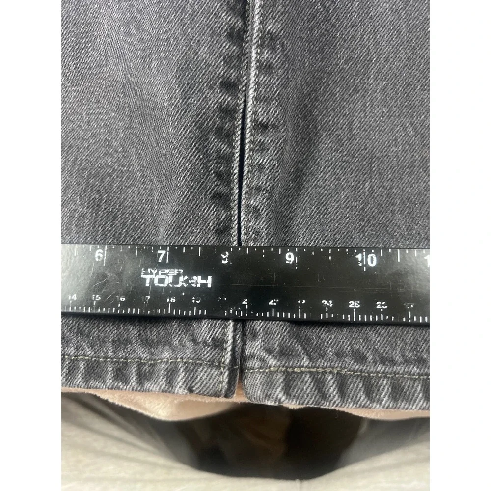 Levis 501 Original Mens Straight Fit Faded Black Denim Jeans 33 x 34 Button Fly